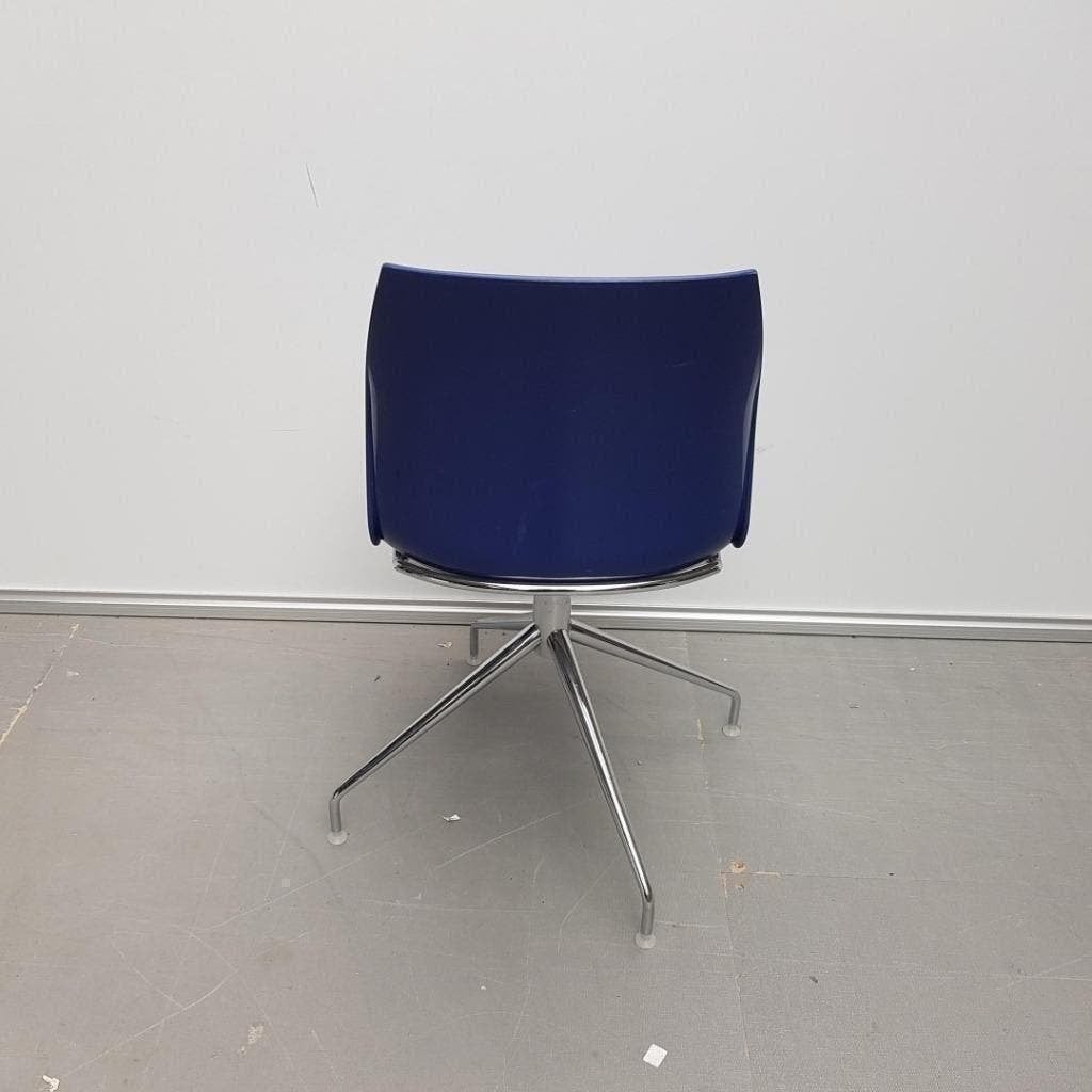design stoelen kantinestoelen blauw kunststof Kastel Kalea, Ophalen, Kunststof, Gebruikt, Blauw