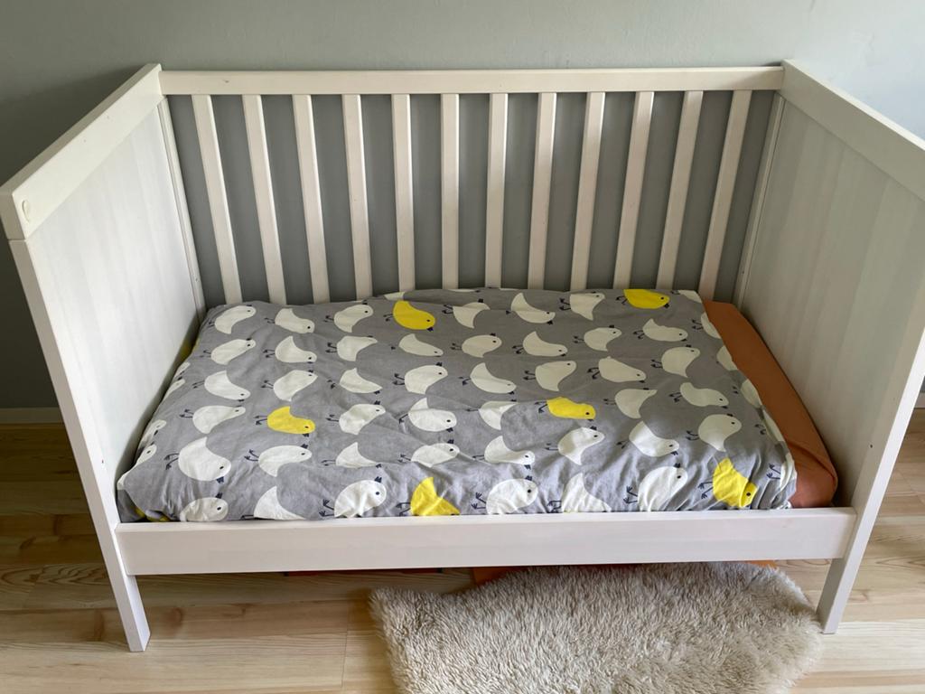 Wit ledikant, Kinderen en Baby's, Babywiegjes en Ledikanten, Gebruikt, Ledikant, Ophalen