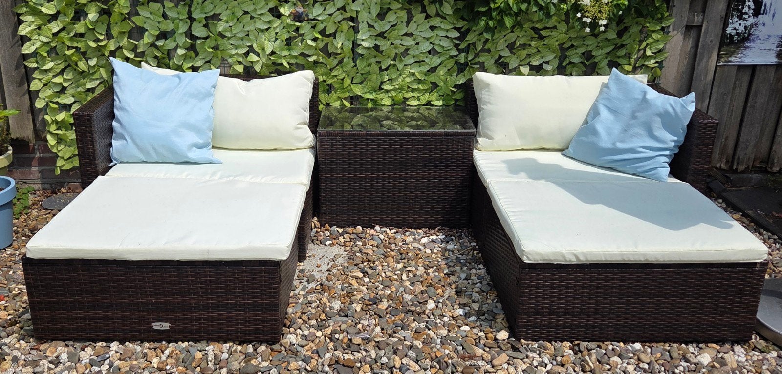 vidaXL

vidaXL 5-delige Loungeset met kussens, Ophalen