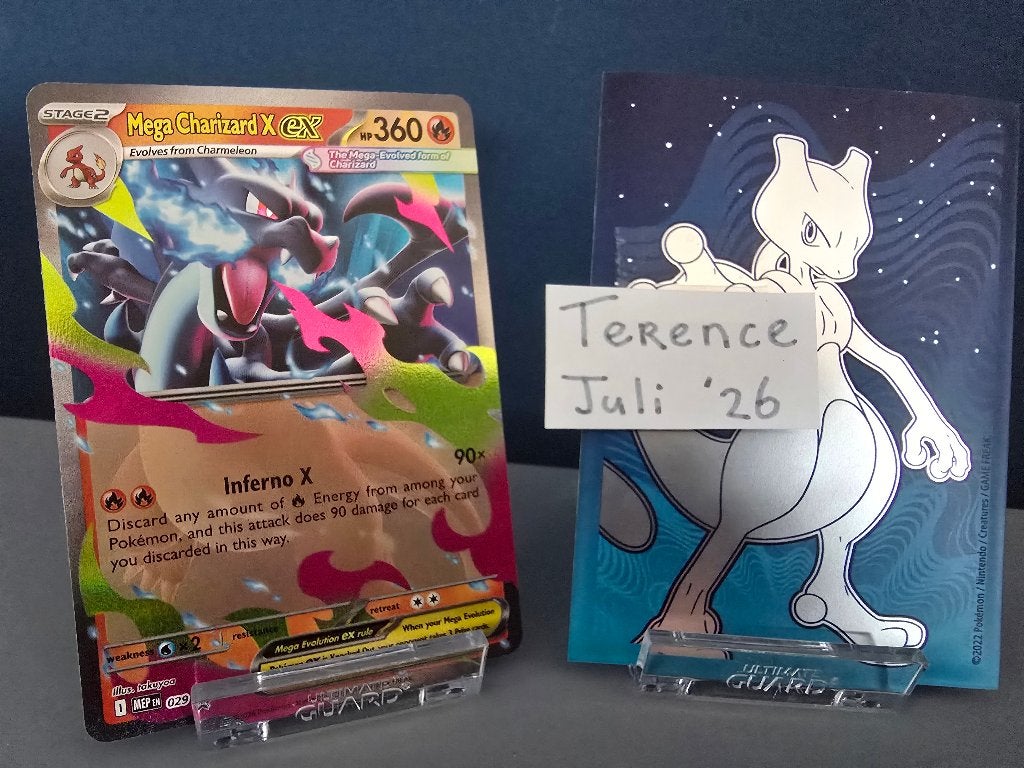 Mega Charizard X ex (MEP 029) Pokémon kaart, Ophalen of Verzenden, Nieuw, Losse kaart, Foil
