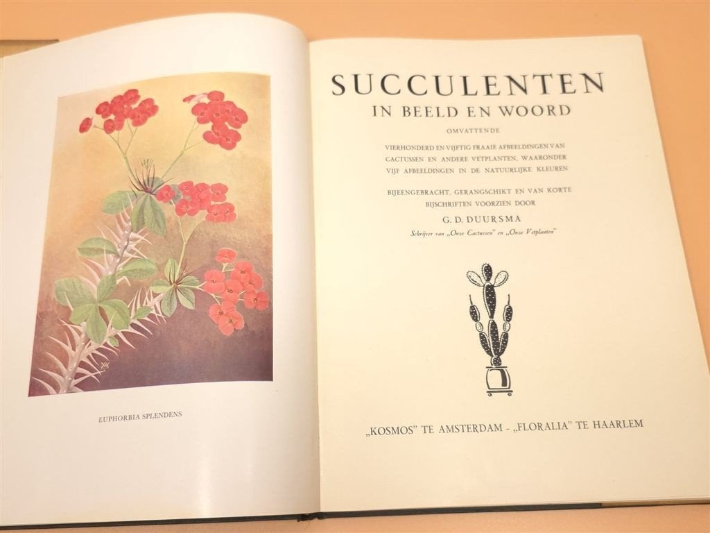 Succulenten in Beeld en Woord — Vintage Cactusboek 1930, Ophalen of Verzenden, Gelezen, Vogels