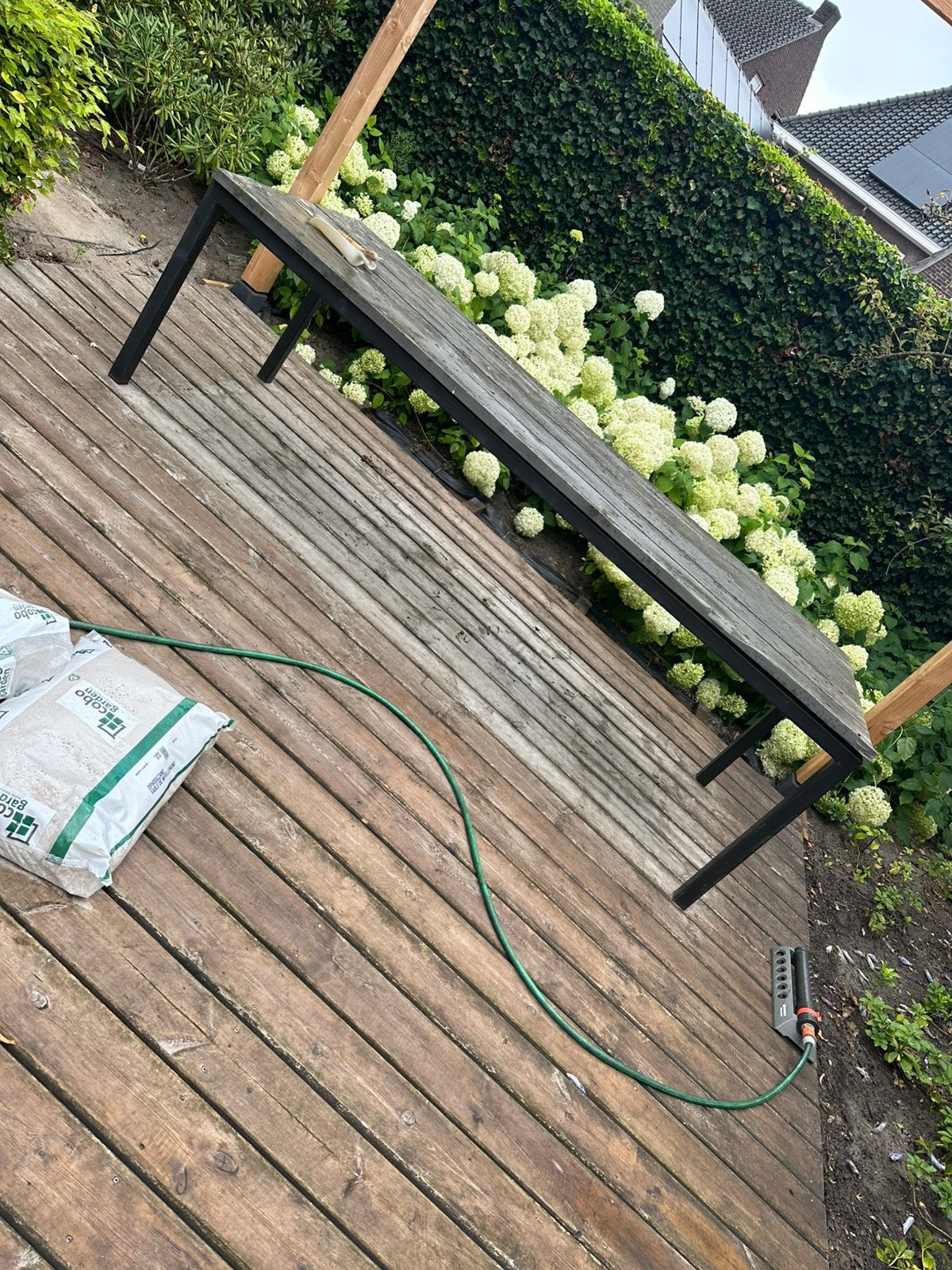 Tuintafel 3 mtr, Ophalen, Gebruikt