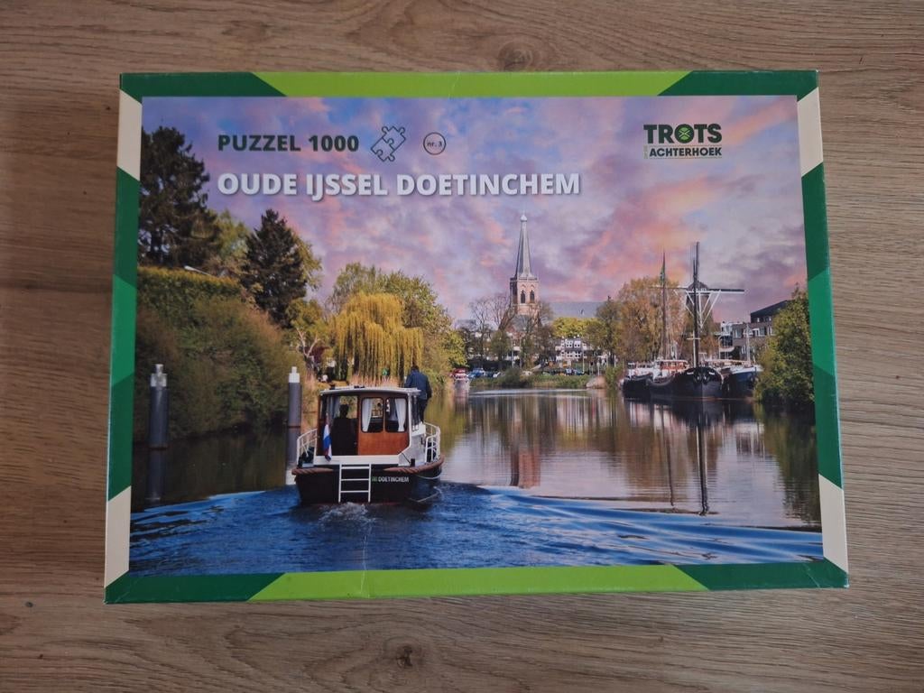 Oude IJssel puzzel van Doetinchem, Ophalen of Verzenden, Gebruikt, Gebruiksvoorwerp