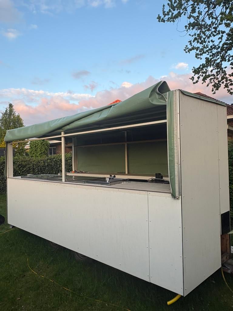 Foodtruck / tapwagen / evenementenbar / aanhanger, Ophalen, Fornuis, Frituur en Grillen