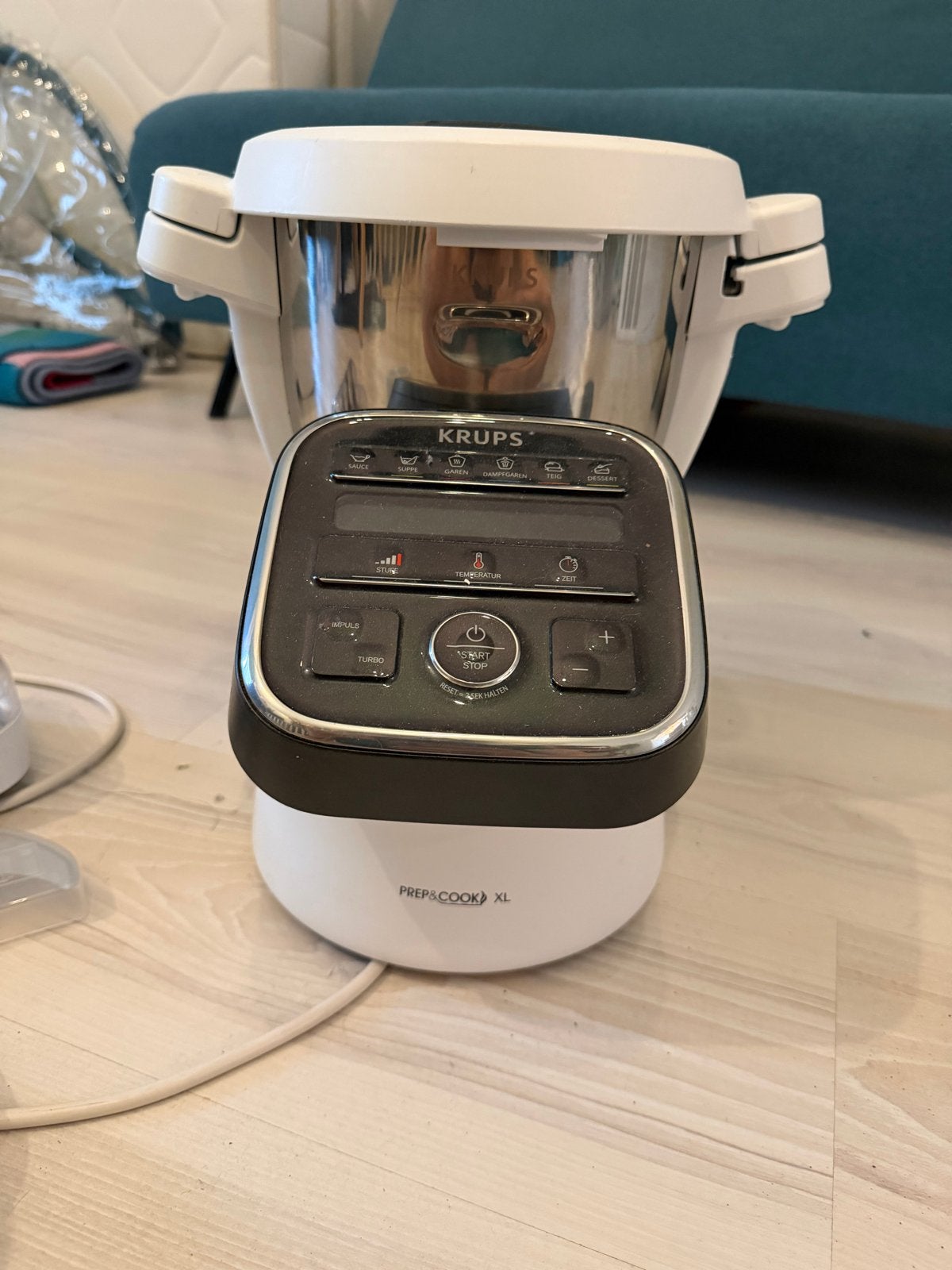 Krups Prep&Cook XL - Keukenmachine met kookfunctie, Ophalen, Gebruikt, 3 snelheden of meer, 2 tot 3 liter