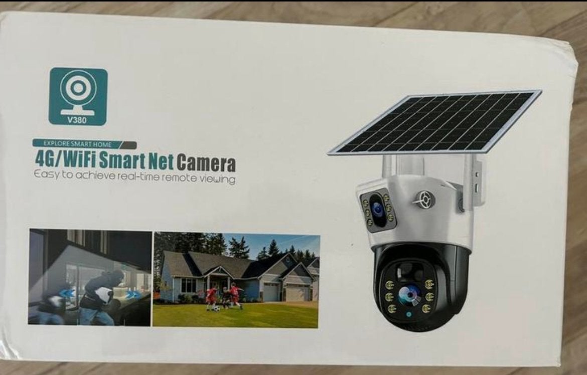 V380 4G/WiFi Smart Net Camera - Buitencamera met zonnepaneel, Ophalen of Verzenden, Nieuw, Buitencamera