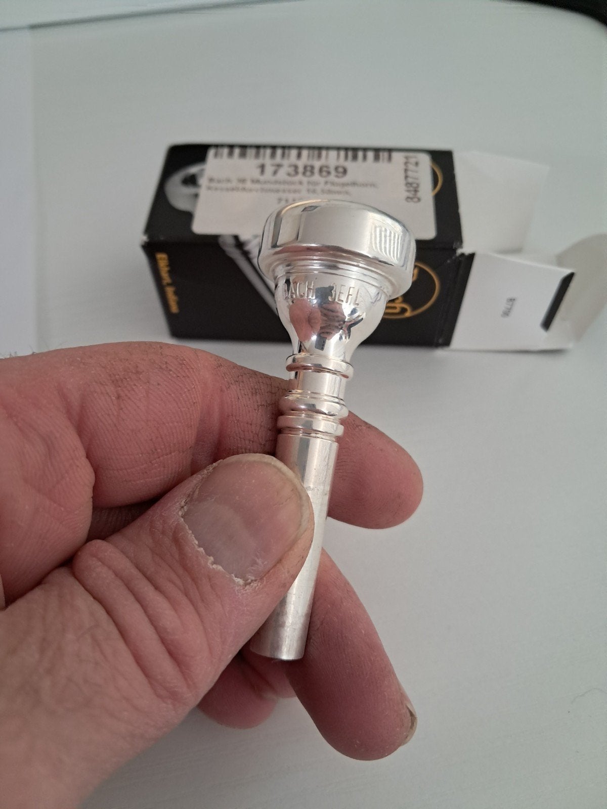 Bach 342 3E flügelhorn mondstuk, Ophalen of Verzenden, Zo goed als nieuw, Overige instrumenten