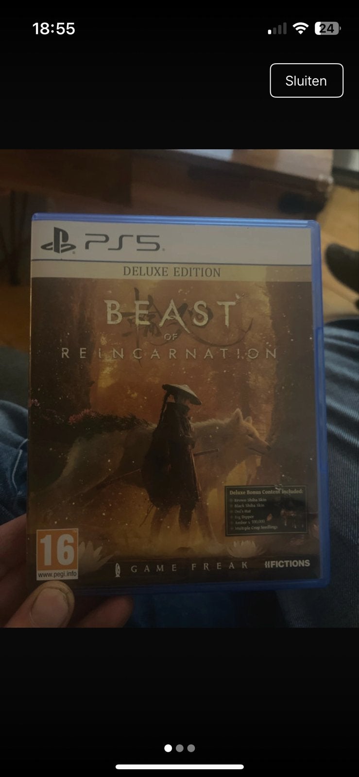 Beast of Reincarnation PS5 - Deluxe Edition, 1 speler, Ophalen of Verzenden, Zo goed als nieuw, Role Playing Game (Rpg)