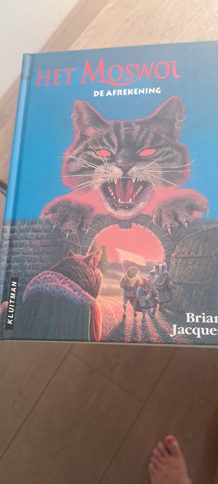 Het Moswoud dl3 De Afrekening (Brian Jacques), Boeken, Ophalen of Verzenden, Zo goed als nieuw, Brian Jacques, Nederland