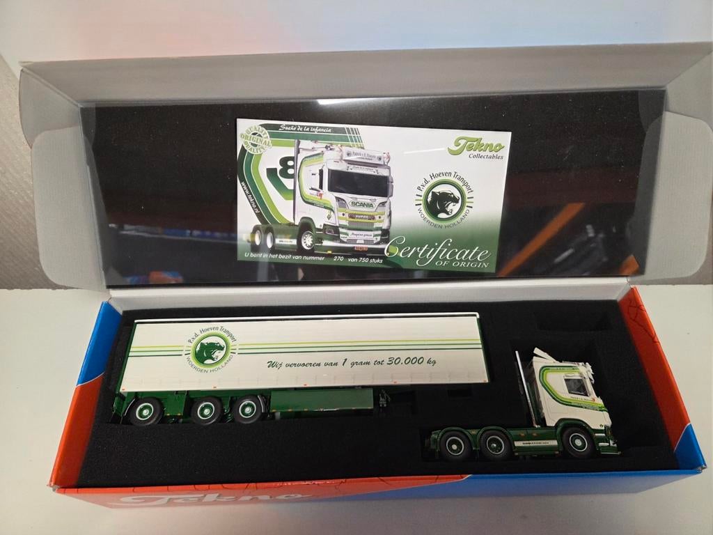Tekno Scania R Patrick v.d Hoeven, Ophalen of Verzenden, Zo goed als nieuw, Bus of Vrachtwagen, Tekno