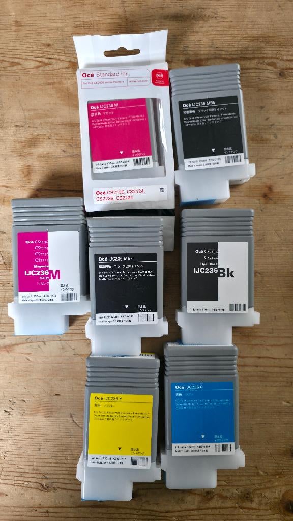 Inkt voor Océ CS2000, Ophalen of Verzenden, Gebruikt, Cartridge, Océ