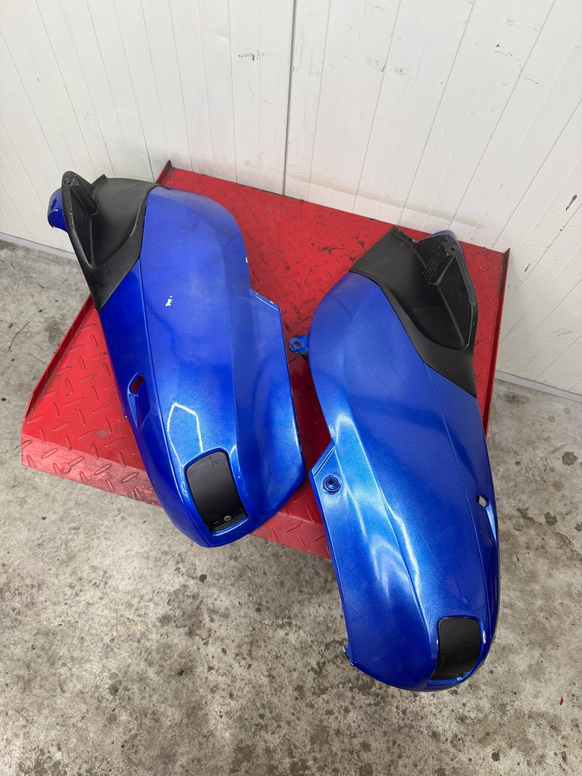 Piaggio SKR / Skipper Achterkappen met Knipperlicht Glazen, Ophalen of Verzenden, Gebruikt, Kap, Piaggio
