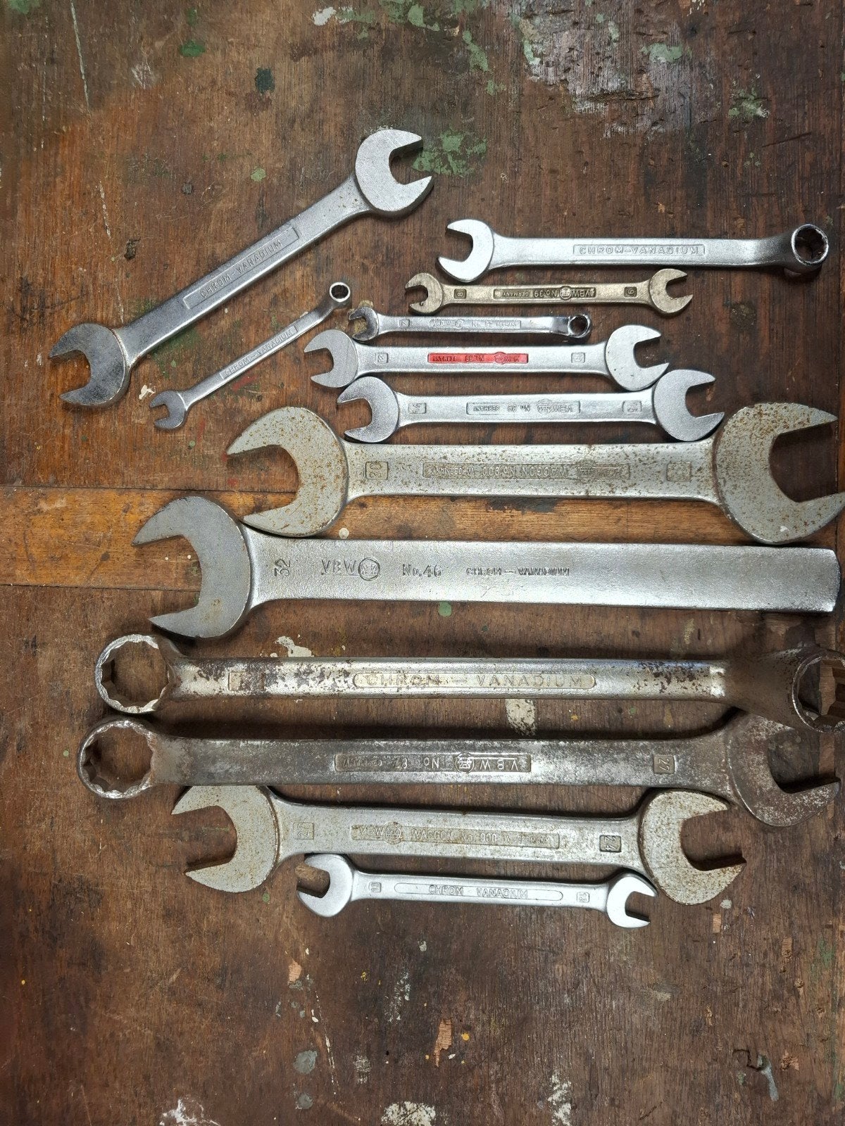 VBW diverse soorten sleutels 13 stuks, Doe-het-zelf en Verbouw, Gereedschap | Handgereedschap, Ophalen