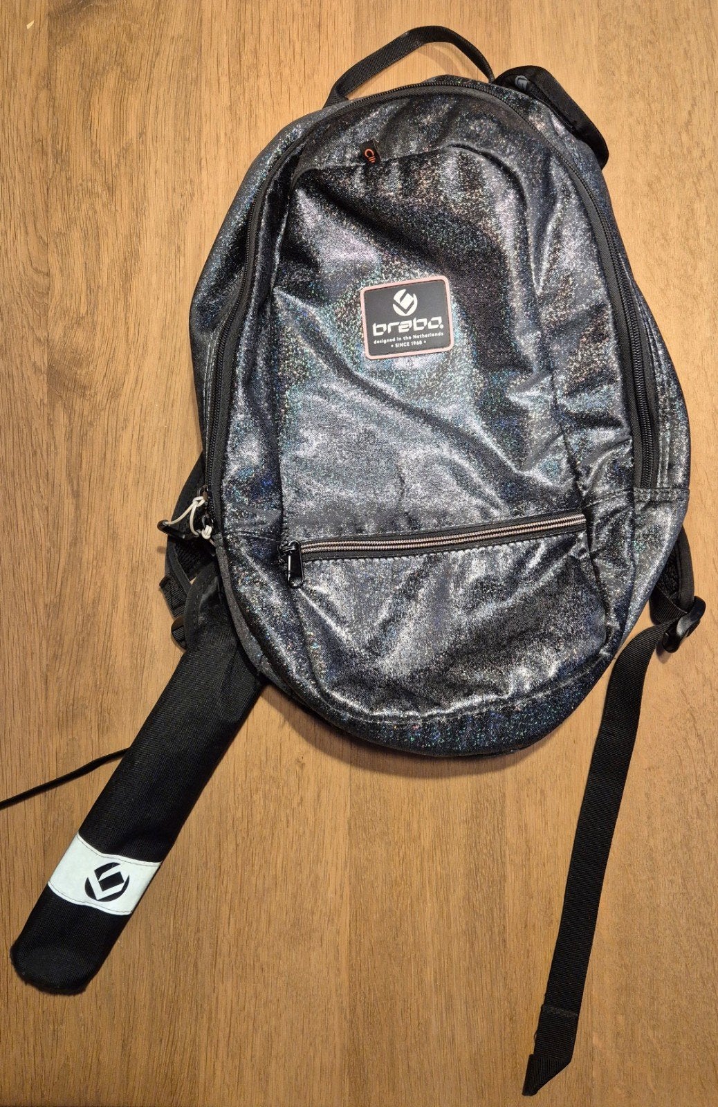 Hockeytas: Brabo Backpack Fun Sparkle Zilver, Ophalen of Verzenden, Gebruikt, Tas
