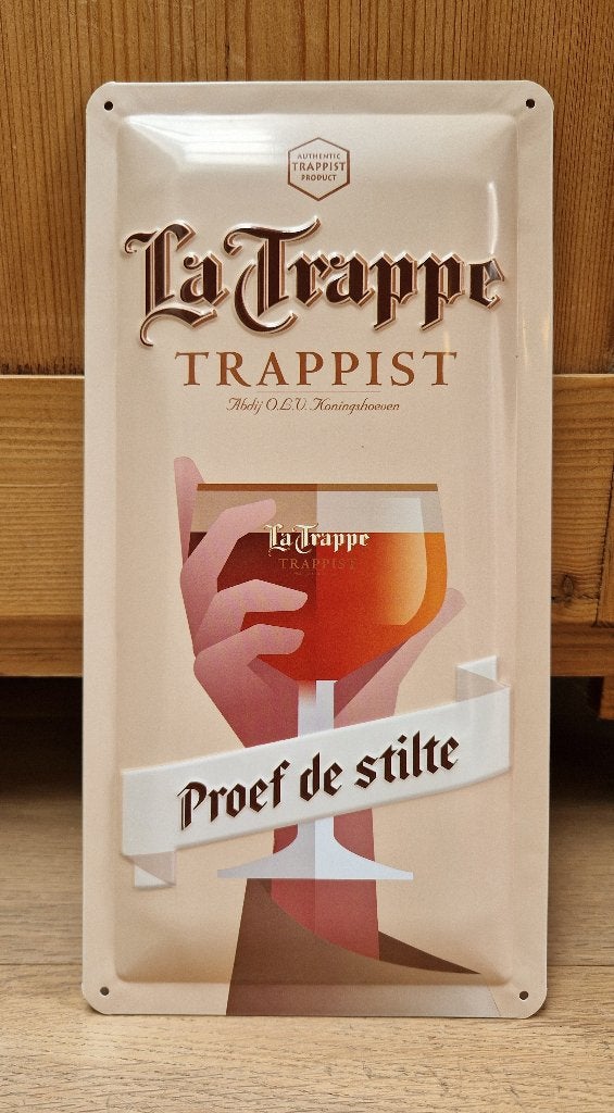 Origineel La Trappe bord 2026, Verzamelen, Ophalen of Verzenden, Nieuw, Reclamebord, Plaat of Schild, La Trappe