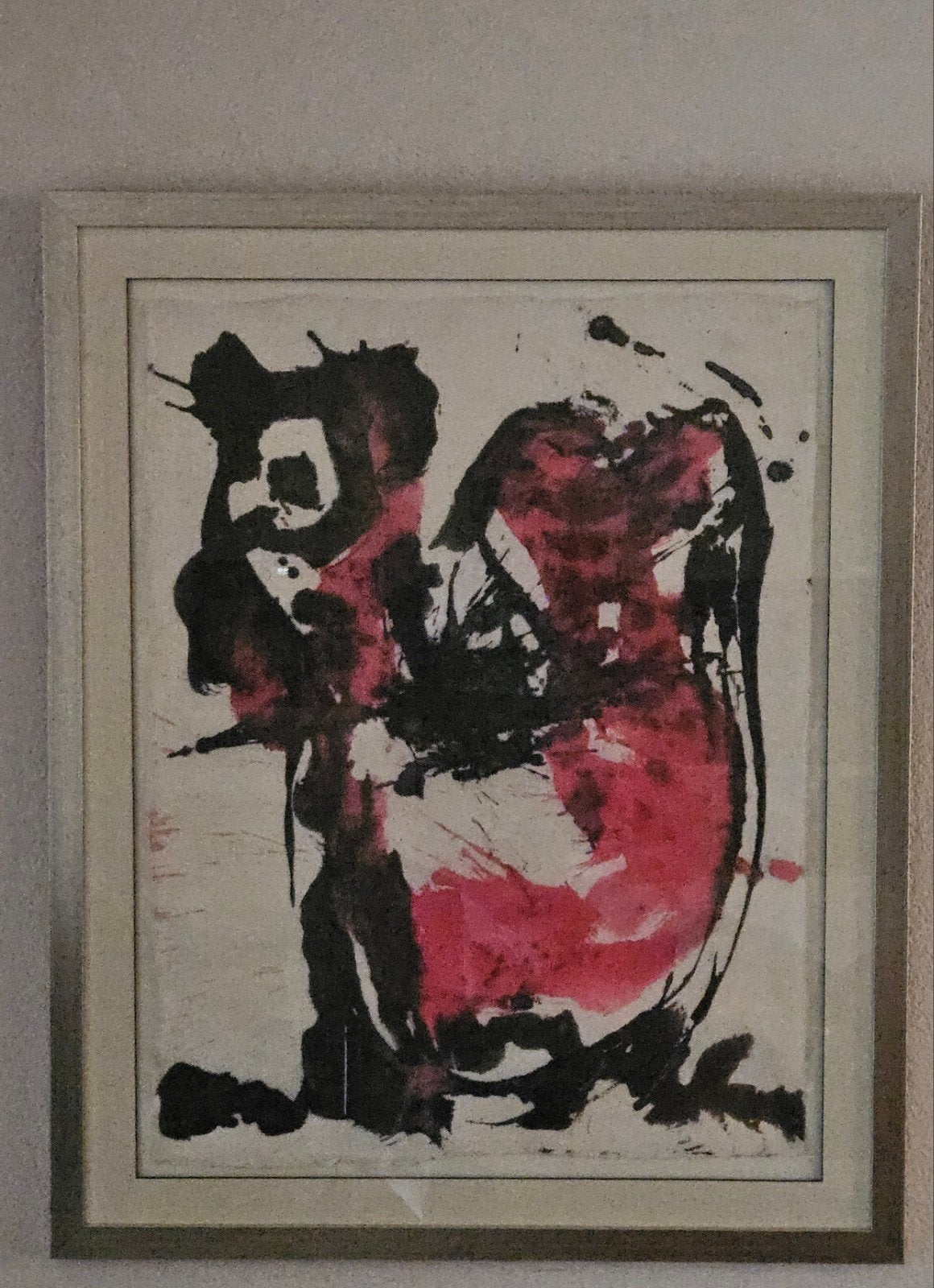 Anton Heyboer - Kip op handgeschept papier, Ophalen