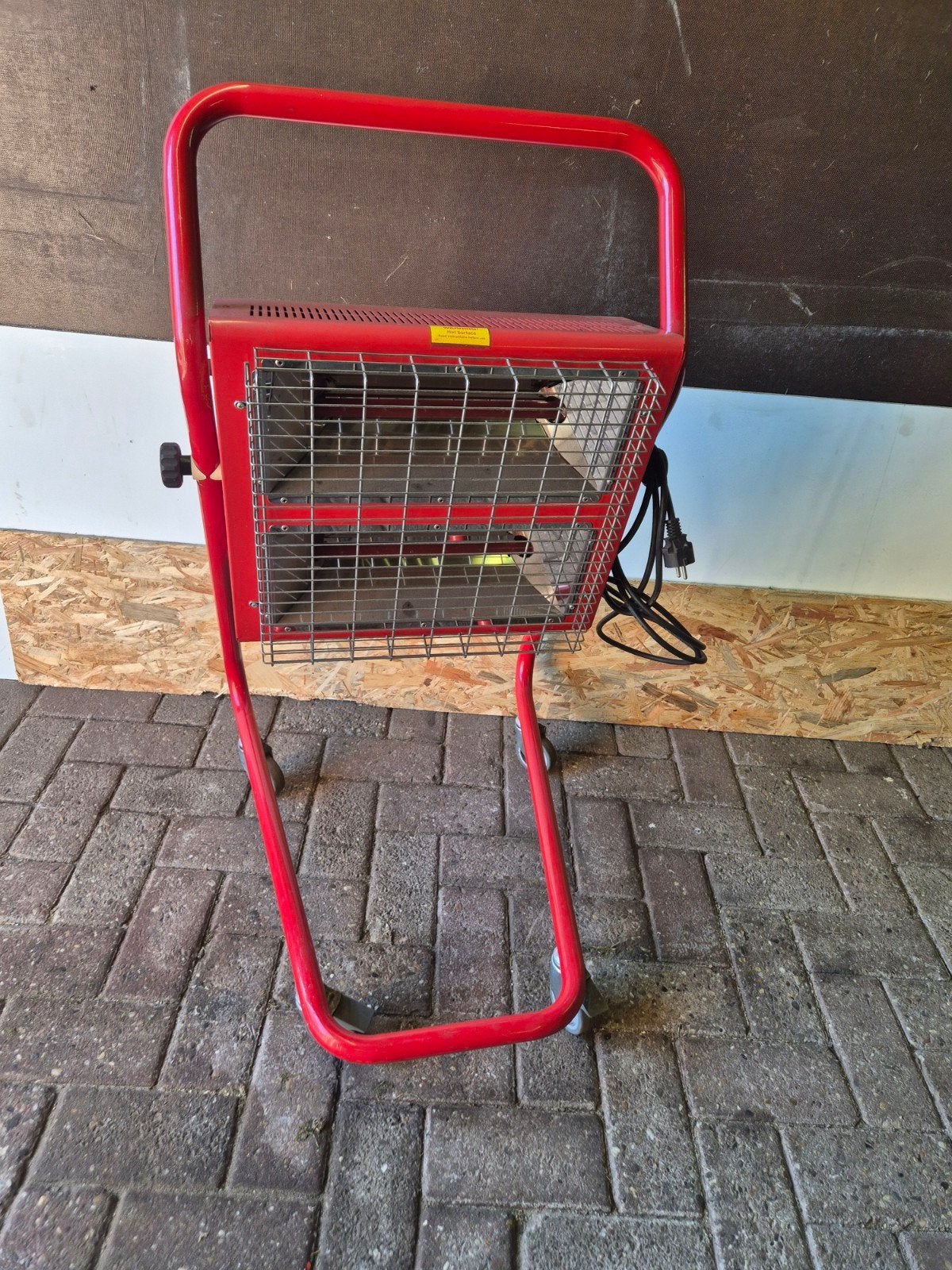 infrarood werkplaats kachel 220 volt, Ophalen, Gebruikt, Kachel, Minder dan 60 cm