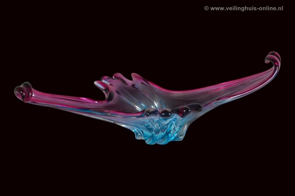 Murano handgeblazen glazen schaal, Ophalen