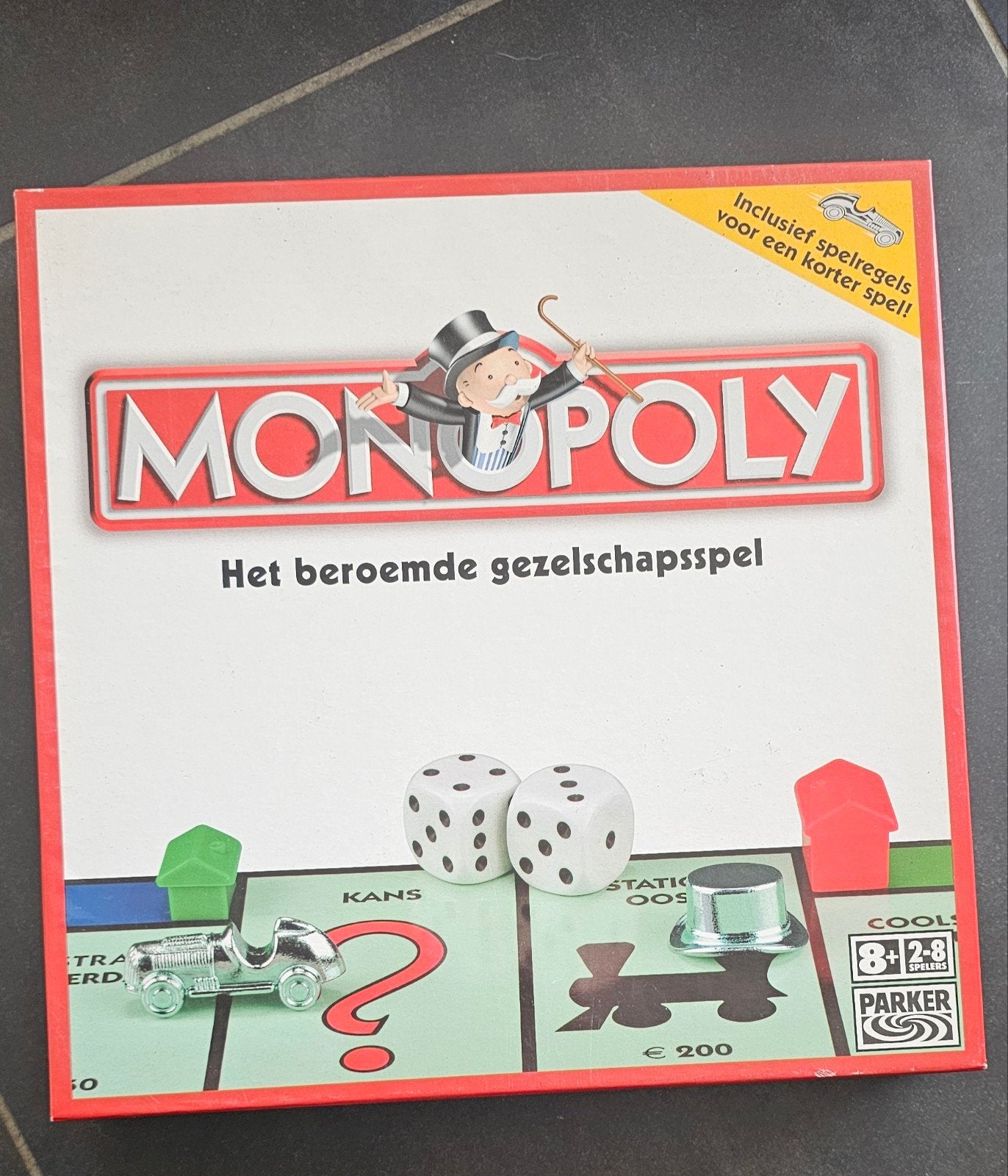 Monopoly: Het Beroemde Gezelschapsspel, Een of twee spelers, Ophalen of Verzenden, Zo goed als nieuw, Parker