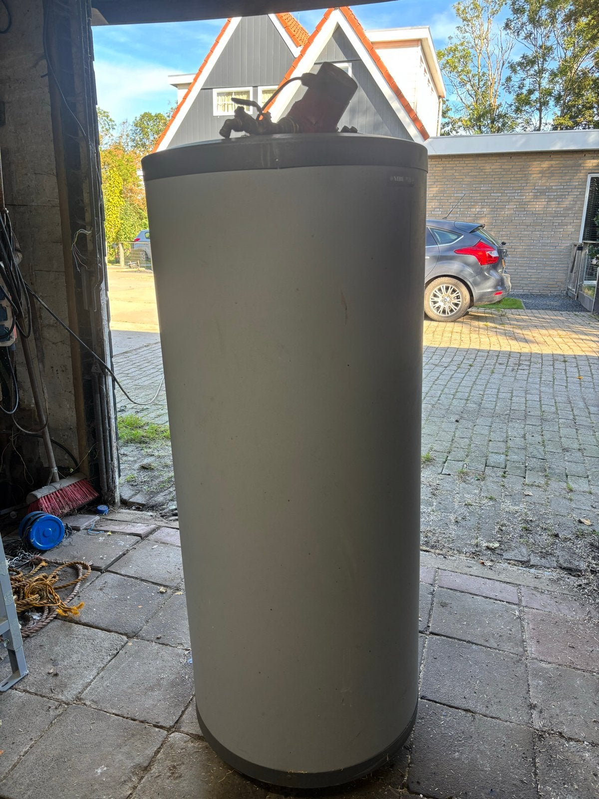 NIBE PUB2 300 270L kopere CV Boiler met circulatiepomp, Aardgas, 100 liter of meer, Terugslagbeveiliging (TTB), Zo goed als nieuw