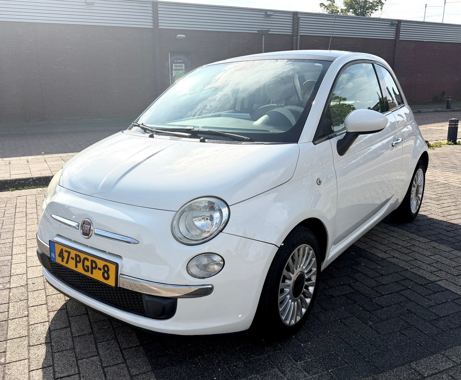 Fiat 500 1.2 AUT 2011 Wit, Auto's, 1242 cc, 4 cilinders, Wit, Origineel Nederlands