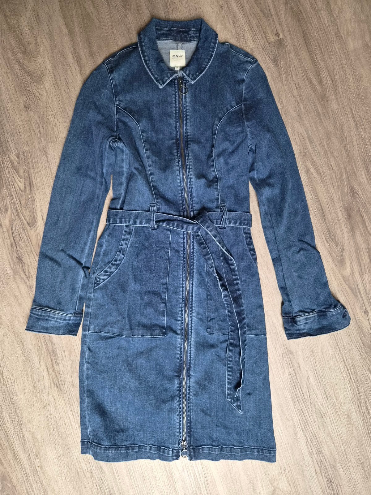 Denim jurk Only maat 34, Kleding | Dames, Only, Blauw, Ophalen of Verzenden, Zo goed als nieuw