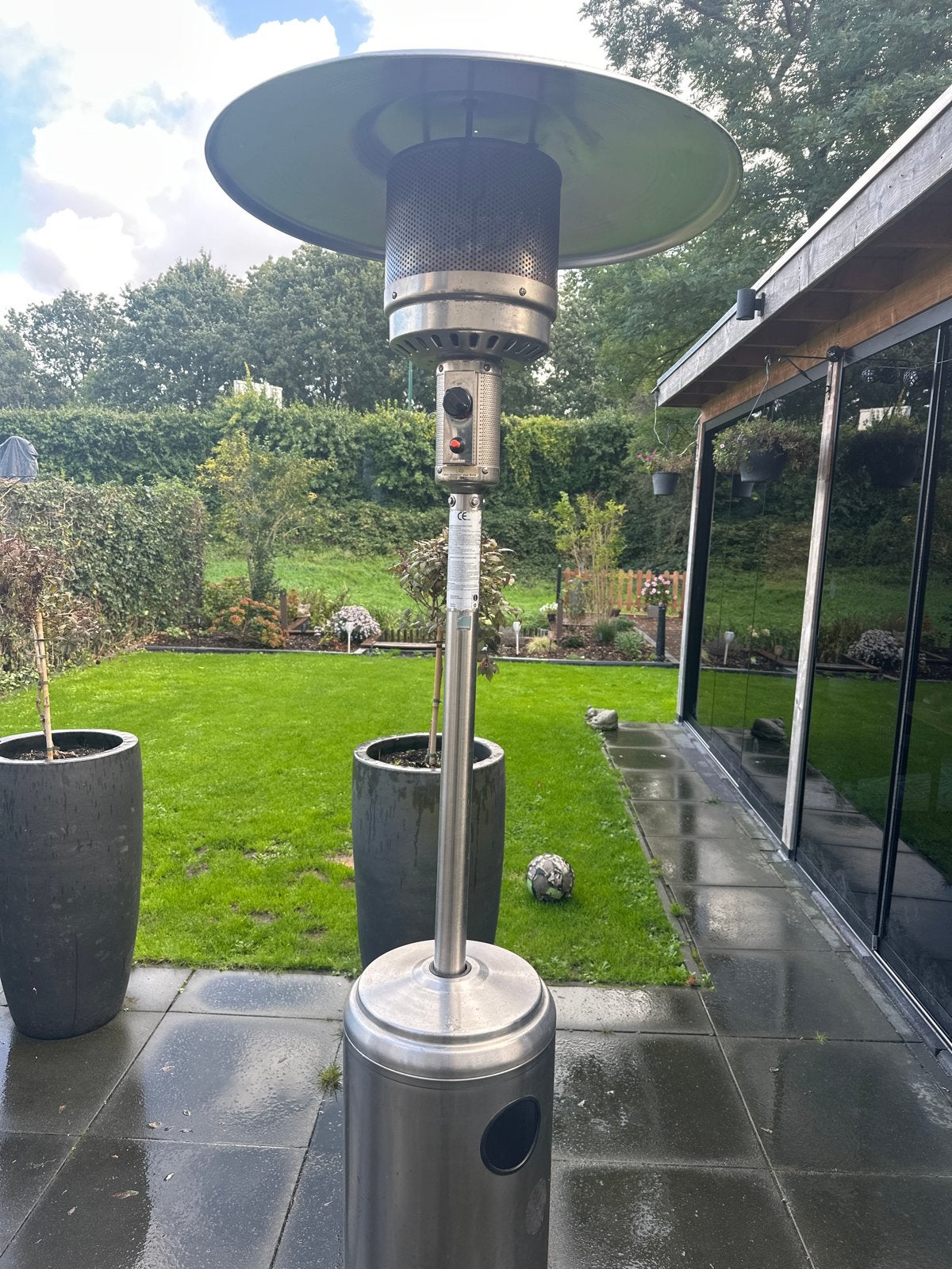 Terrasverwarmer op gas - Zo goed als nieuw, Ophalen of Verzenden, Zo goed als nieuw, Gas, Vloer