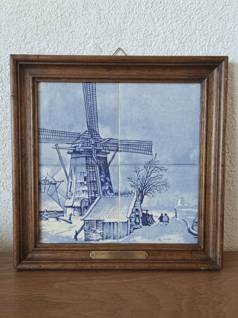 Tableau delft blauwe tegels, Verzenden