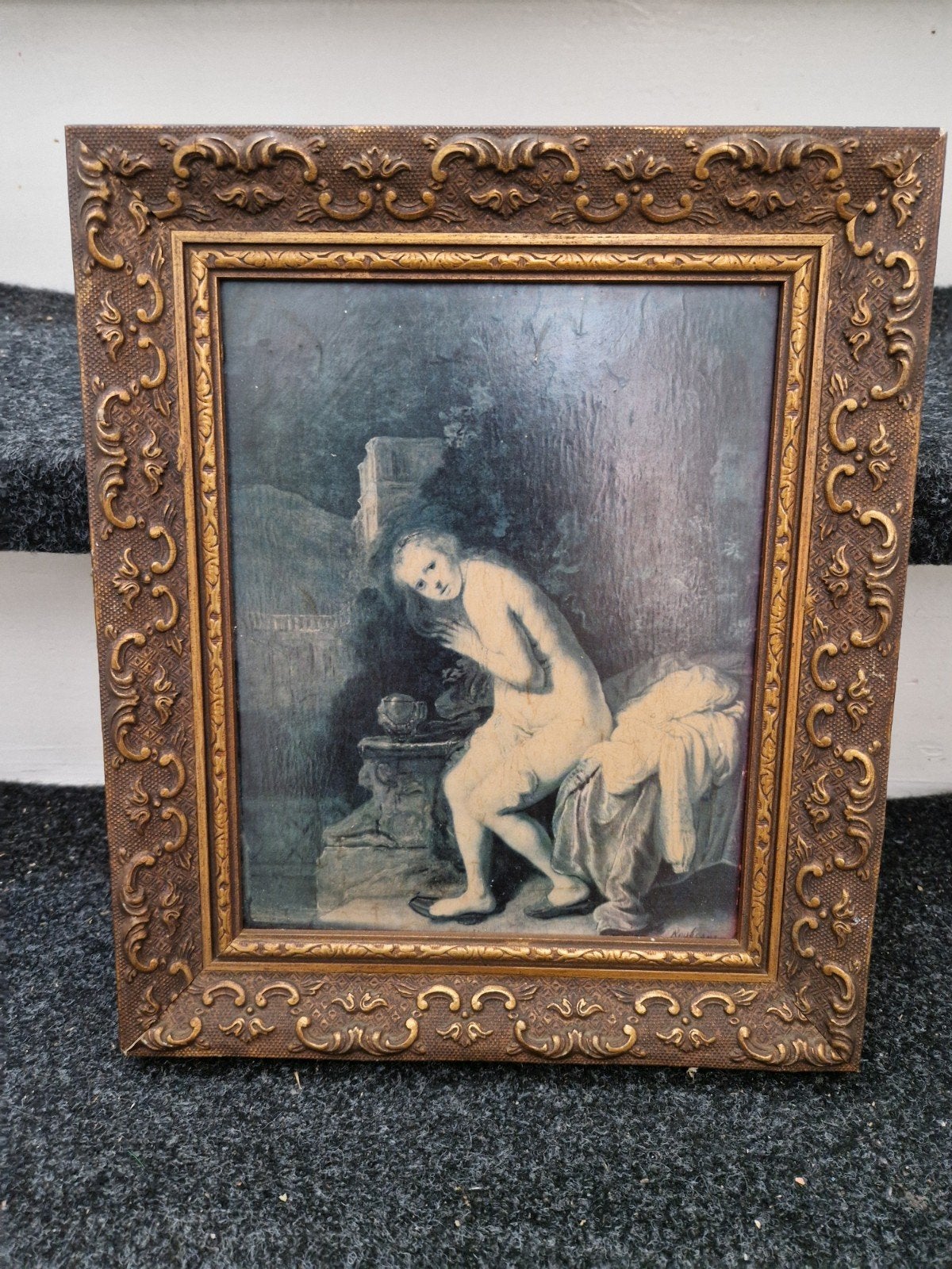 oud schilderijlijstje, Antiek en Kunst, Kunst | Schilderijen | Klassiek, Ophalen of Verzenden