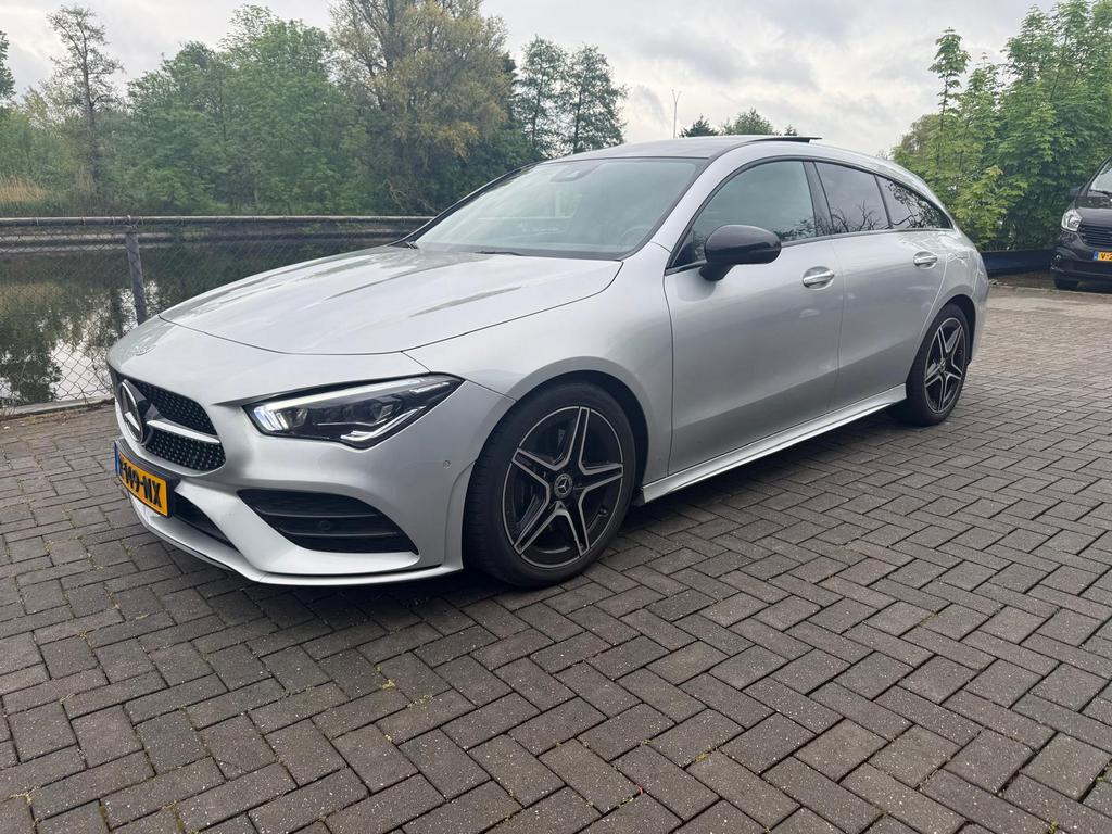Mercedes-Benz CLA 200 163pk 7G-DCT 2022 Pano Grijs, CLA, 730 kg, 4 cilinders, Leder en Stof