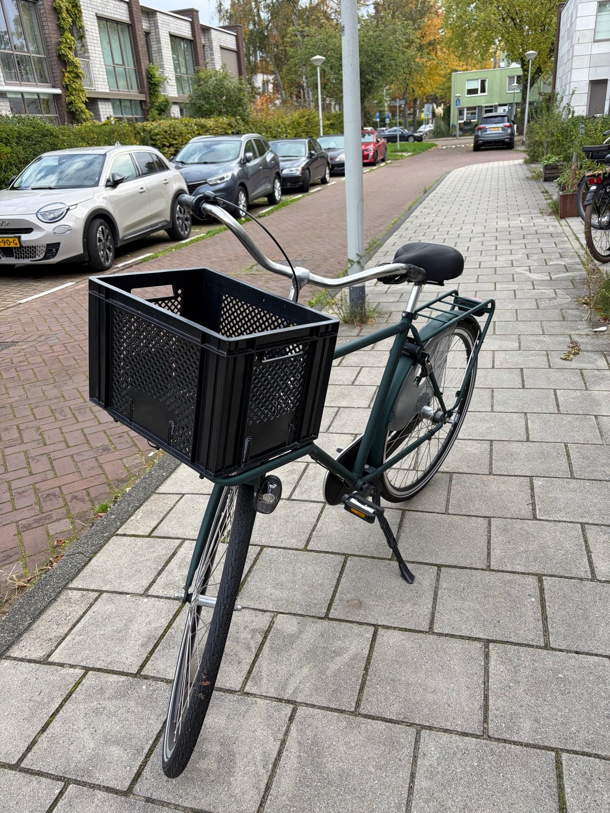 Azor Lug Transportfiets 55cm, 3 versnellingen, met krat, Fietsen en Brommers, Ophalen, Gebruikt, Overige merken, Versnellingen