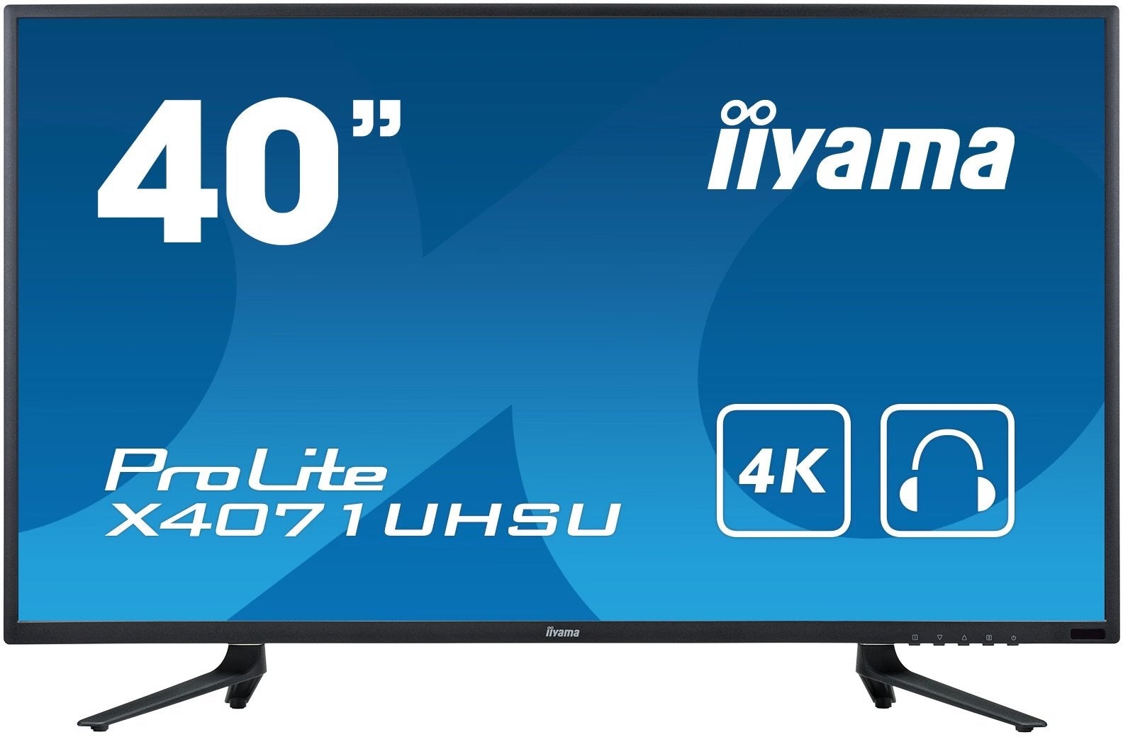 iiyama ProLite X4071UHSU 40" 4K UHD Monitor MVA USB Hub