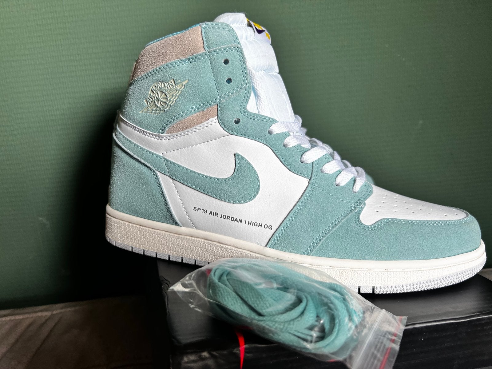 Jordan 1 Turbo Green Sneakers - Maat 45, Kleding | Heren, Schoenen, Ophalen, Overige kleuren, Nieuw, Sneakers of Gympen
