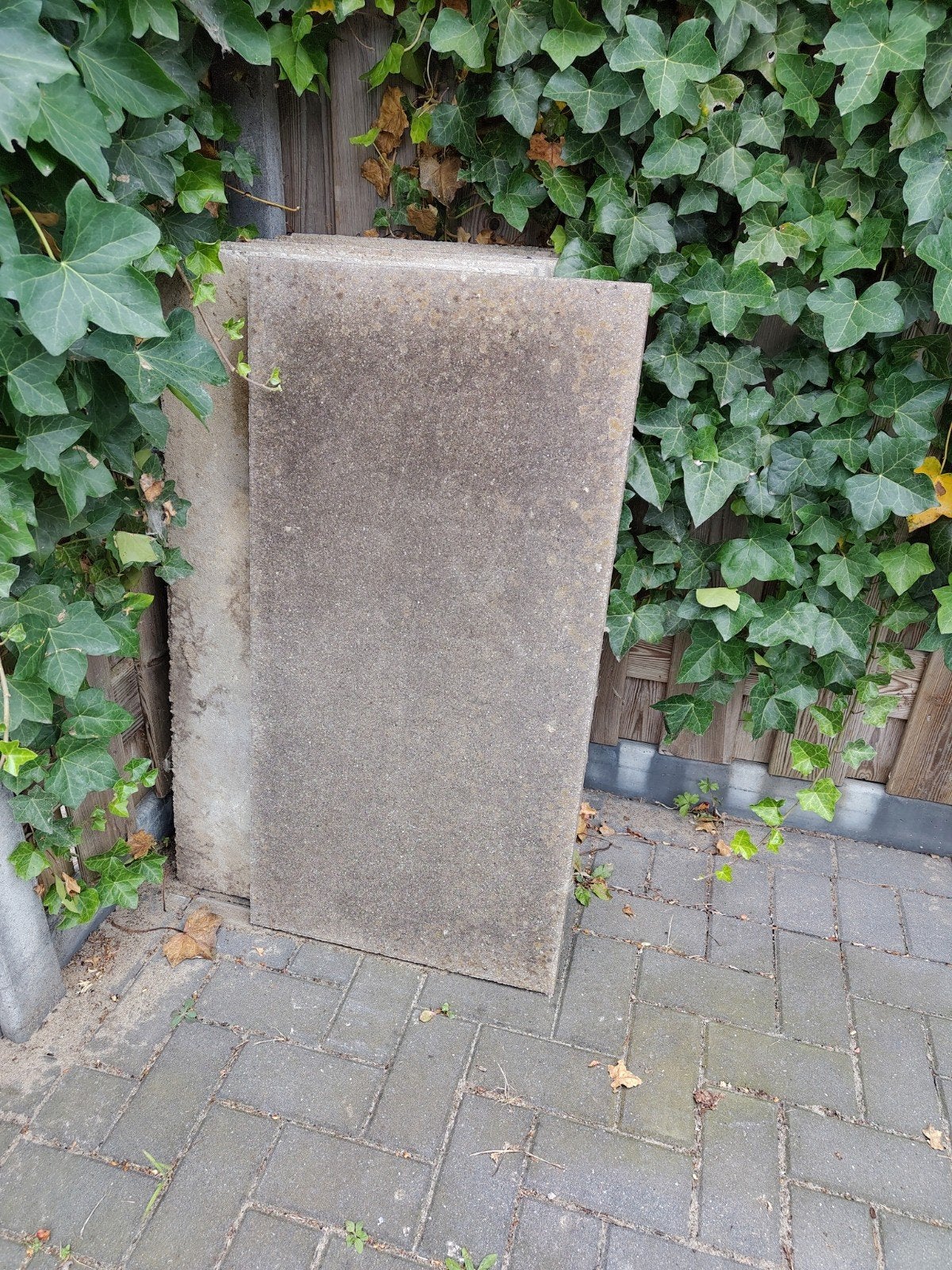 8 betontegels 100x50, Ophalen, Gebruikt, Overige materialen, 5 tot 10 m²