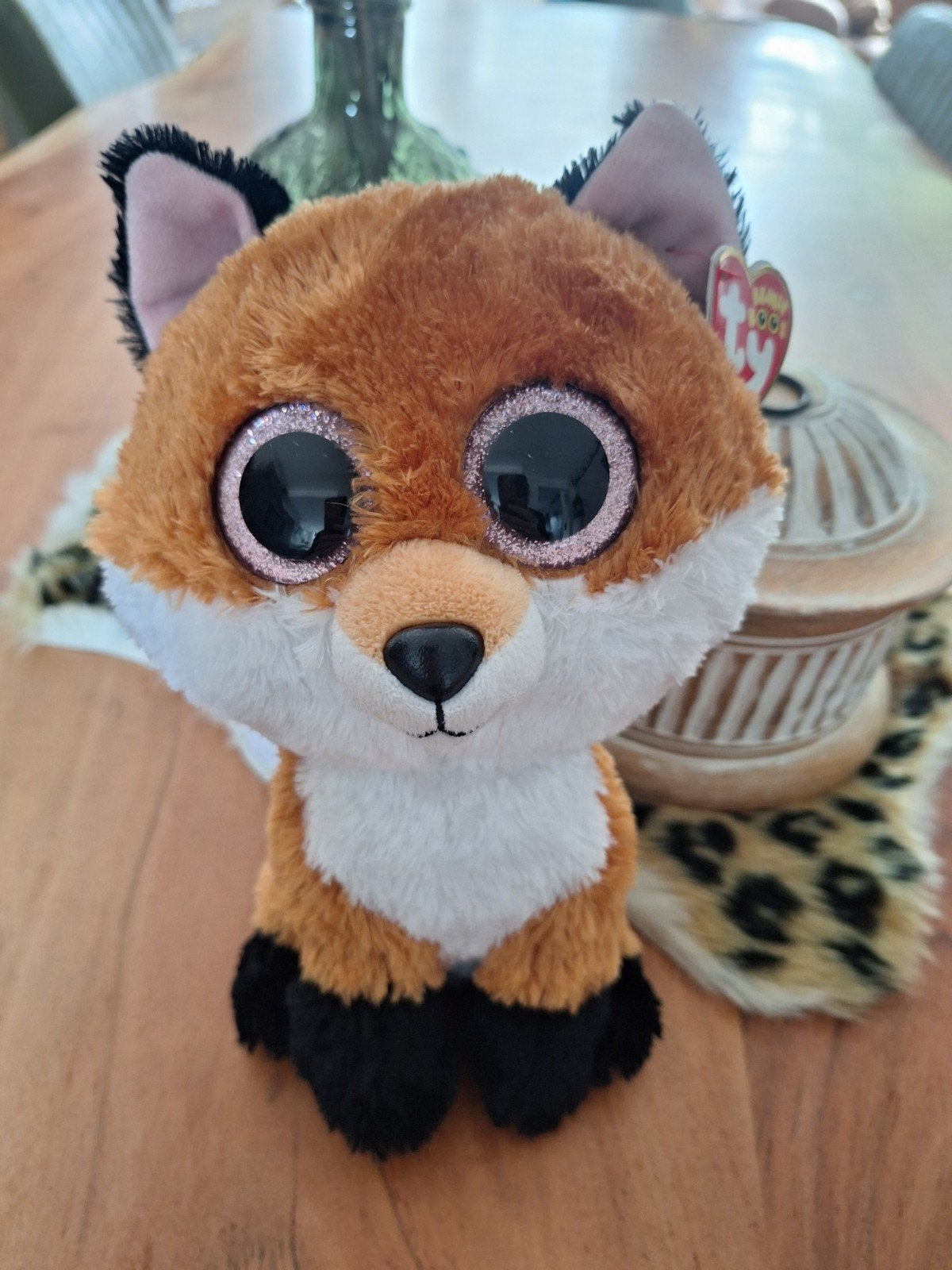Knuffel vos 25cm - Zo goed als nieuw, Ophalen, Oranje, Middelgroot (20 tot 80 cm), Ty