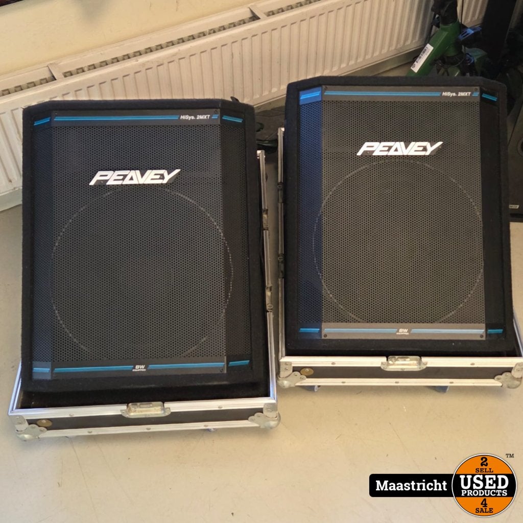 Peavey HISYS 2MXT monitor speakerSET in flightcase, TOPstaat, Peavey, Gebruikt, Support@peavey.com, 5022 Hartley Peavey Drive
Meridian, MS 39305
USA