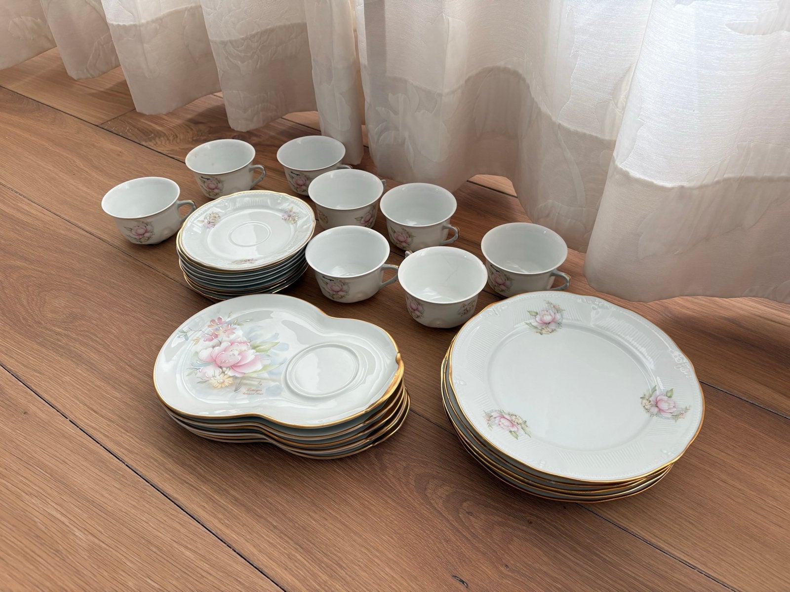 Limoges Angelique porseleinen theeservies, Ophalen