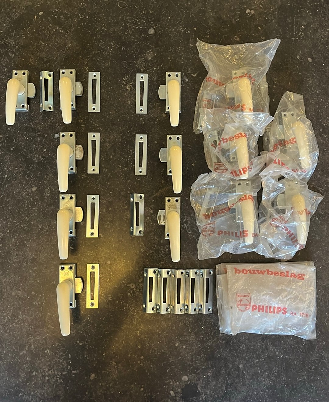 13x Raamboom Philips (Philite) Jaren 50 Bakeliet raamboompje, Ophalen of Verzenden