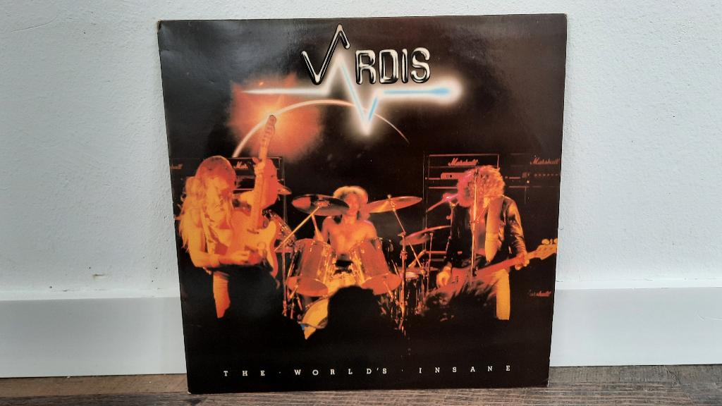 Vardis – The World's Insane LP / Vinyl Plaat, Heavy Metal, Ophalen of Verzenden, Gebruikt, 12 inch