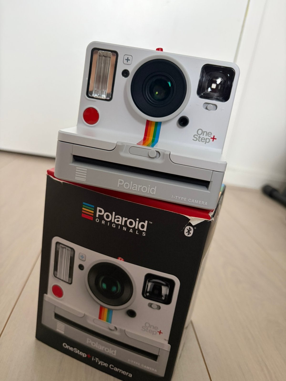 Polaroid OneStep+ Wit, Ophalen of Verzenden, Zo goed als nieuw, Polaroid, Polaroid
