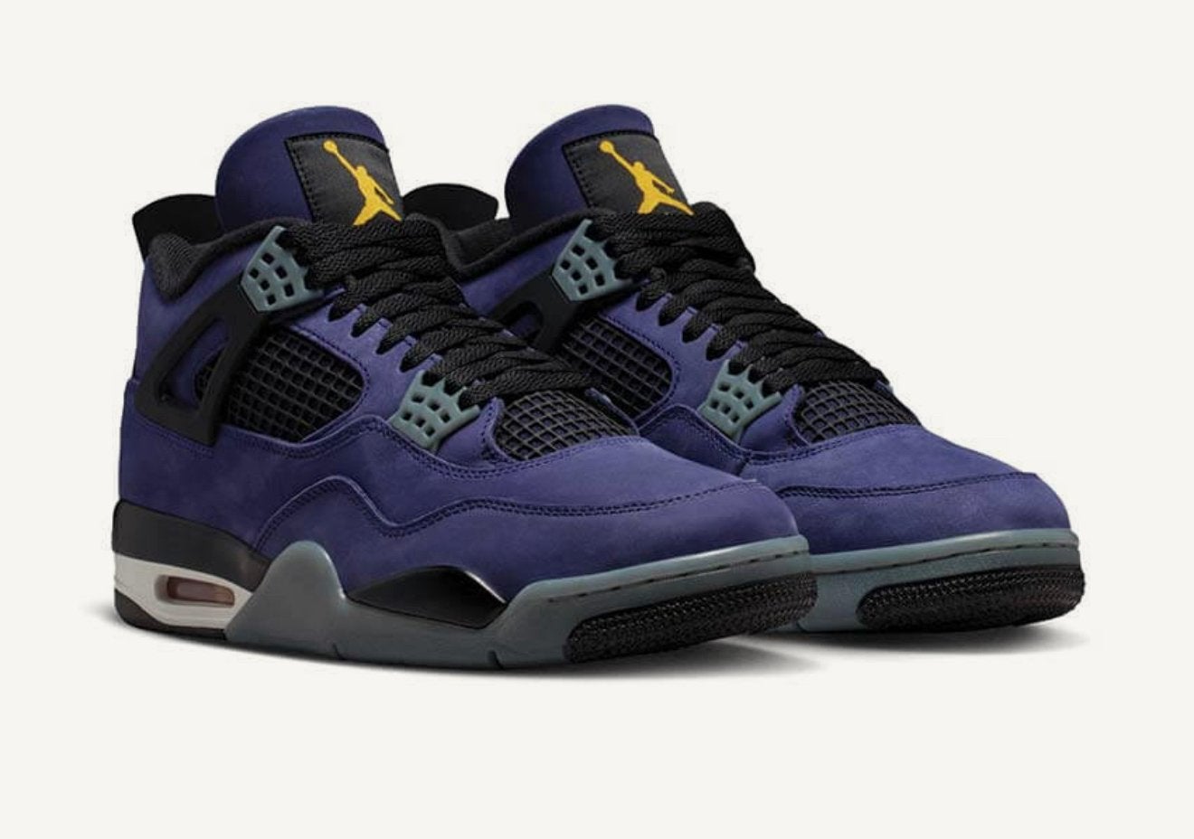 Nike air jordan 4 lakers 47,5, Overige kleuren, Nieuw, Ophalen of Verzenden, Sneakers of Gympen