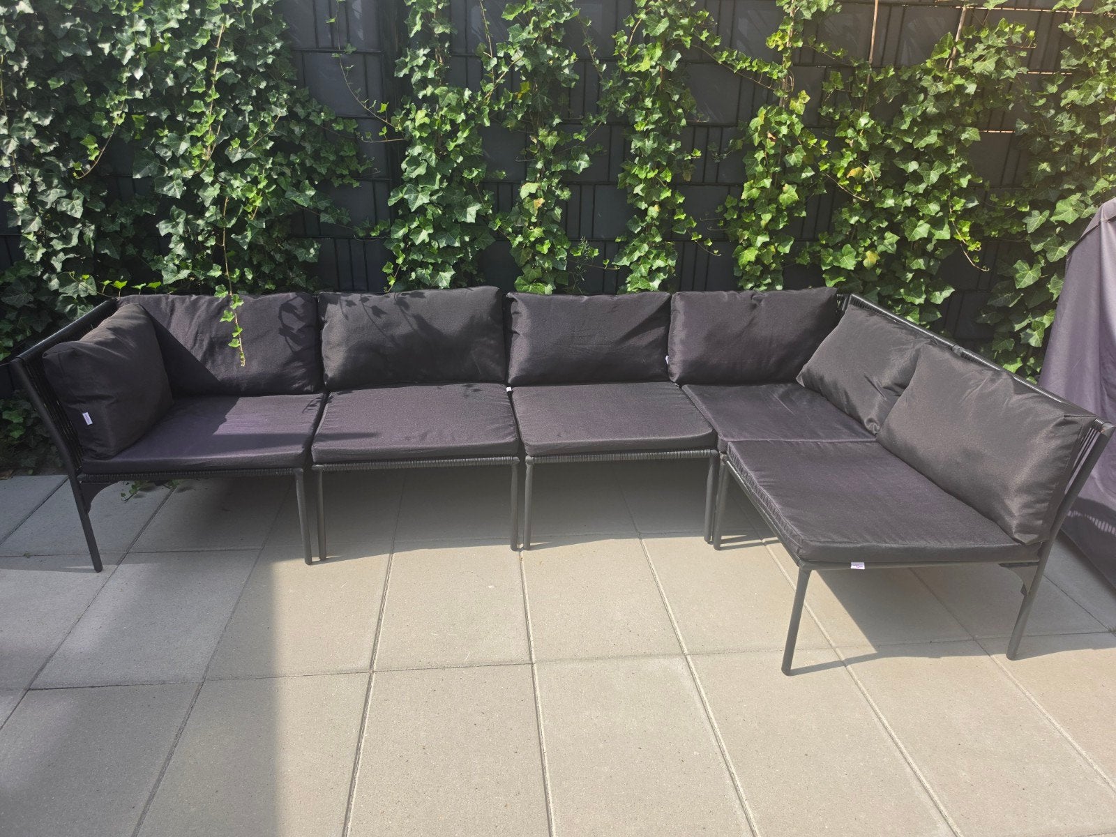 Loungeset tuinset tuinbank tuinstoel tuinmeubel terras, Ophalen, Zo goed als nieuw, Loungeset