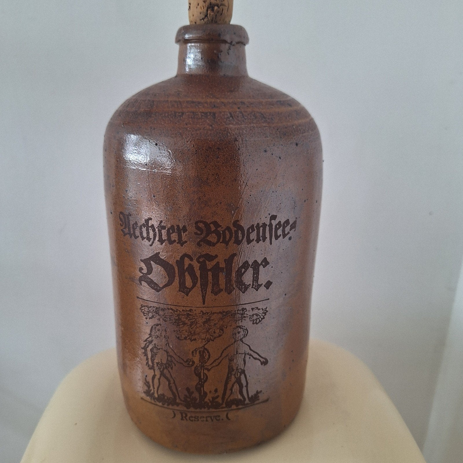 Bodensee Obstler kruik fles aardewerk 1,5 L, Ophalen
