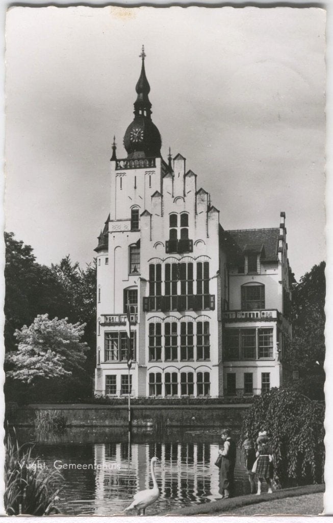 Vucht Gemeentehuis 1958, Verzenden, 1940 tot 1960, Gelopen, Noord-Brabant