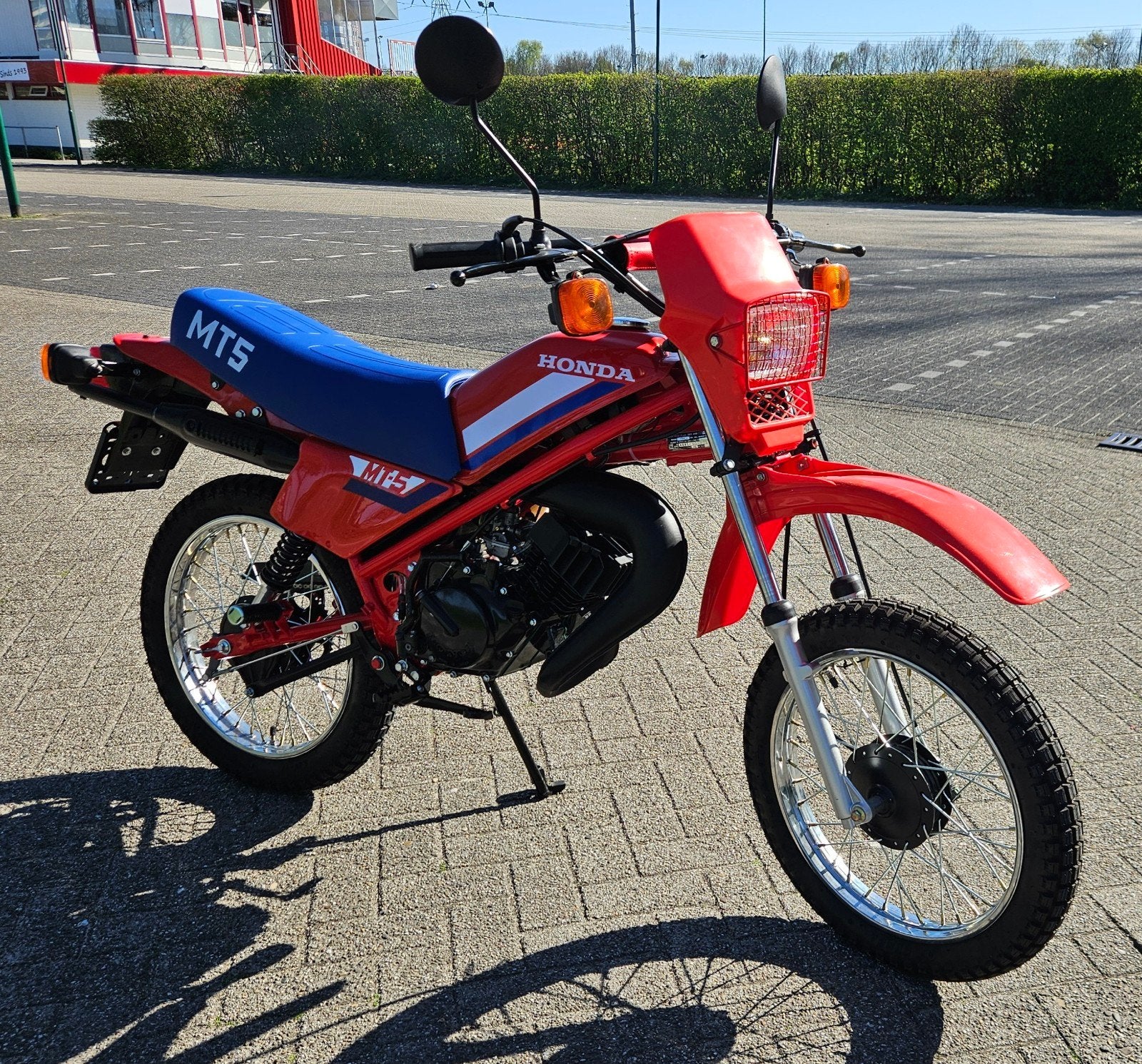 Honda mt5 opnieuw opgebouwd met nieuw kenteken en papieren, Fietsen en Brommers, Brommers | Honda, Ophalen, Overige modellen, Zo goed als nieuw