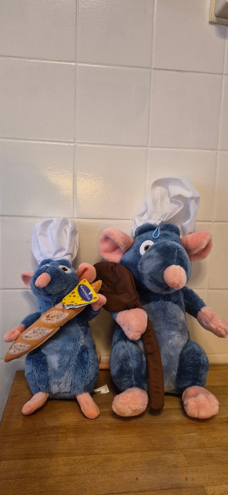 Disney Ratatouille Remy knuffels Set van 2, Muis, Disney, Disney, Blauw