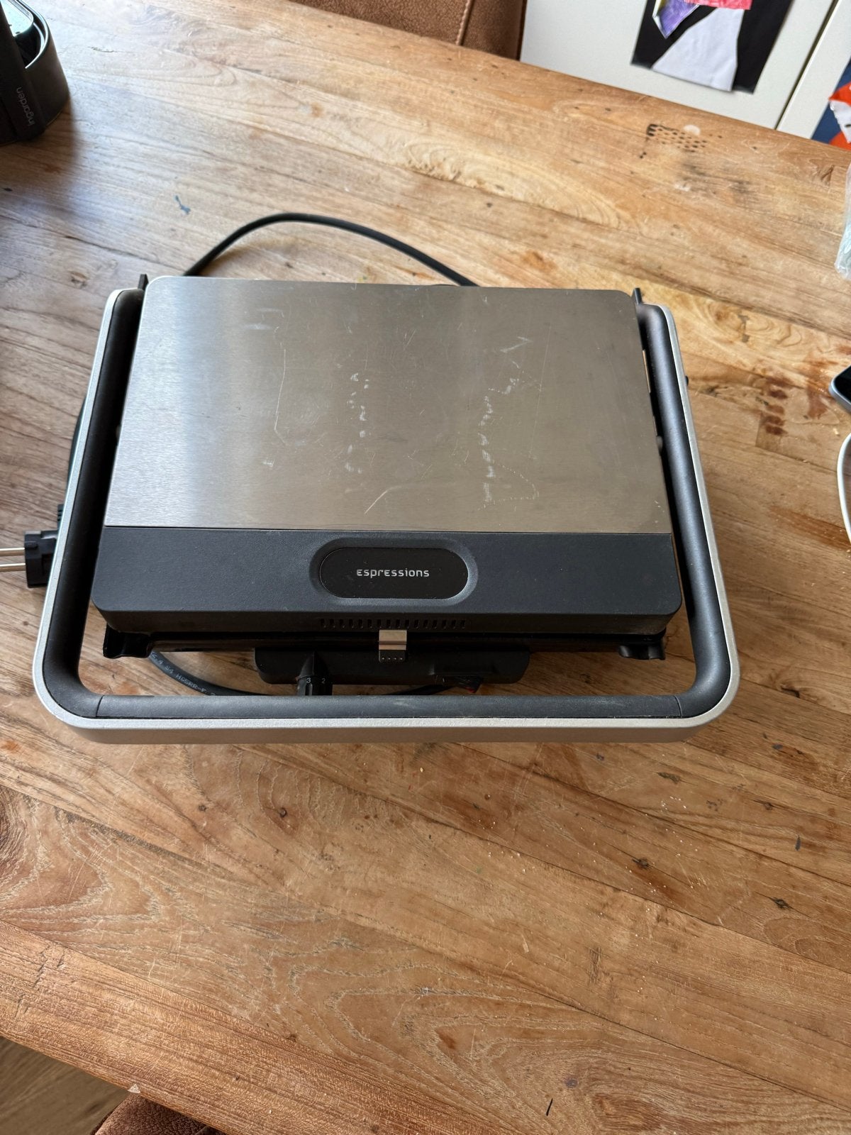 Espressions contactgrill - Perfect voor tosti's en grillen, Witgoed en Apparatuur, Ophalen, Gebruikt