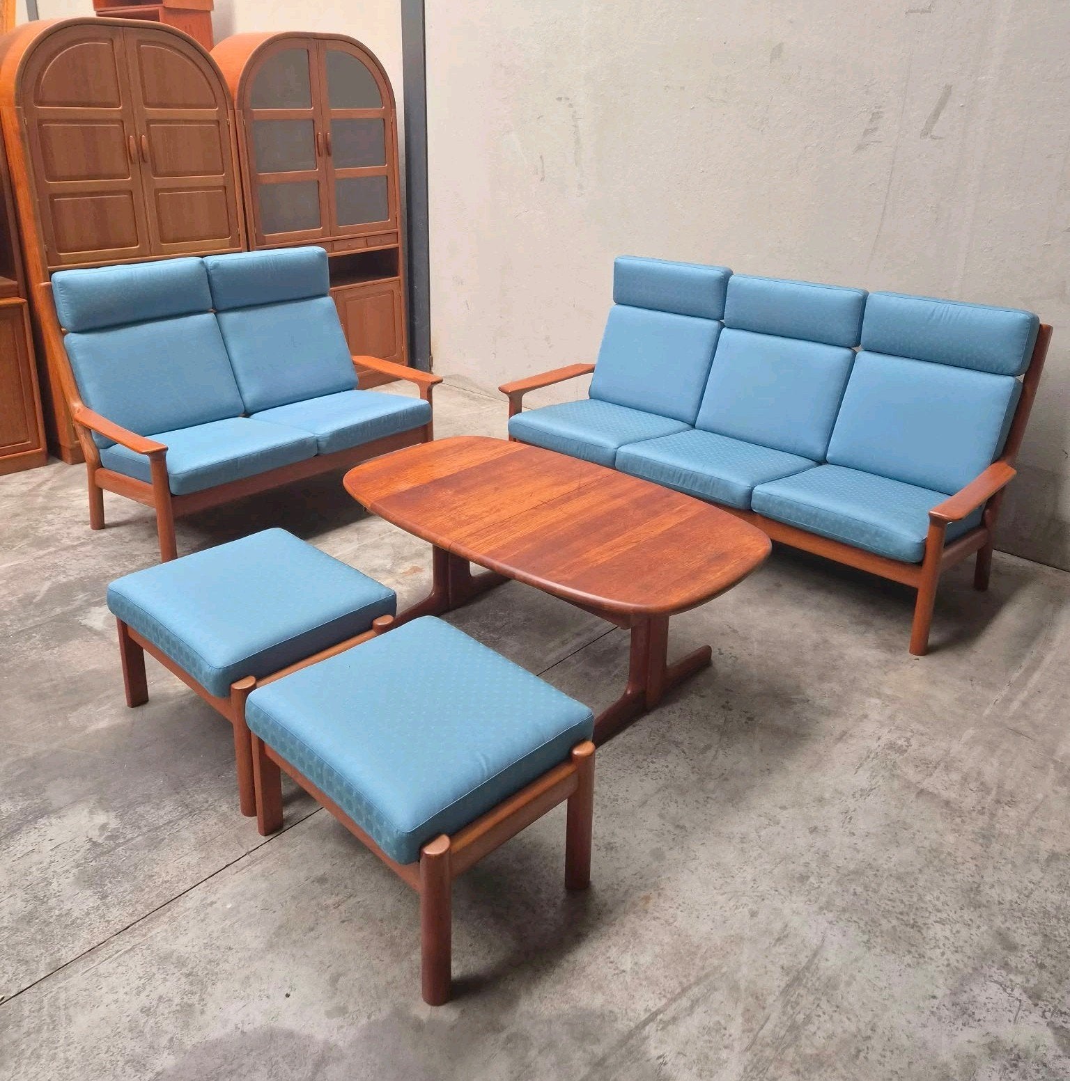 Vintage Deens Design Teak Glostrup complete woonkamerset, Ophalen