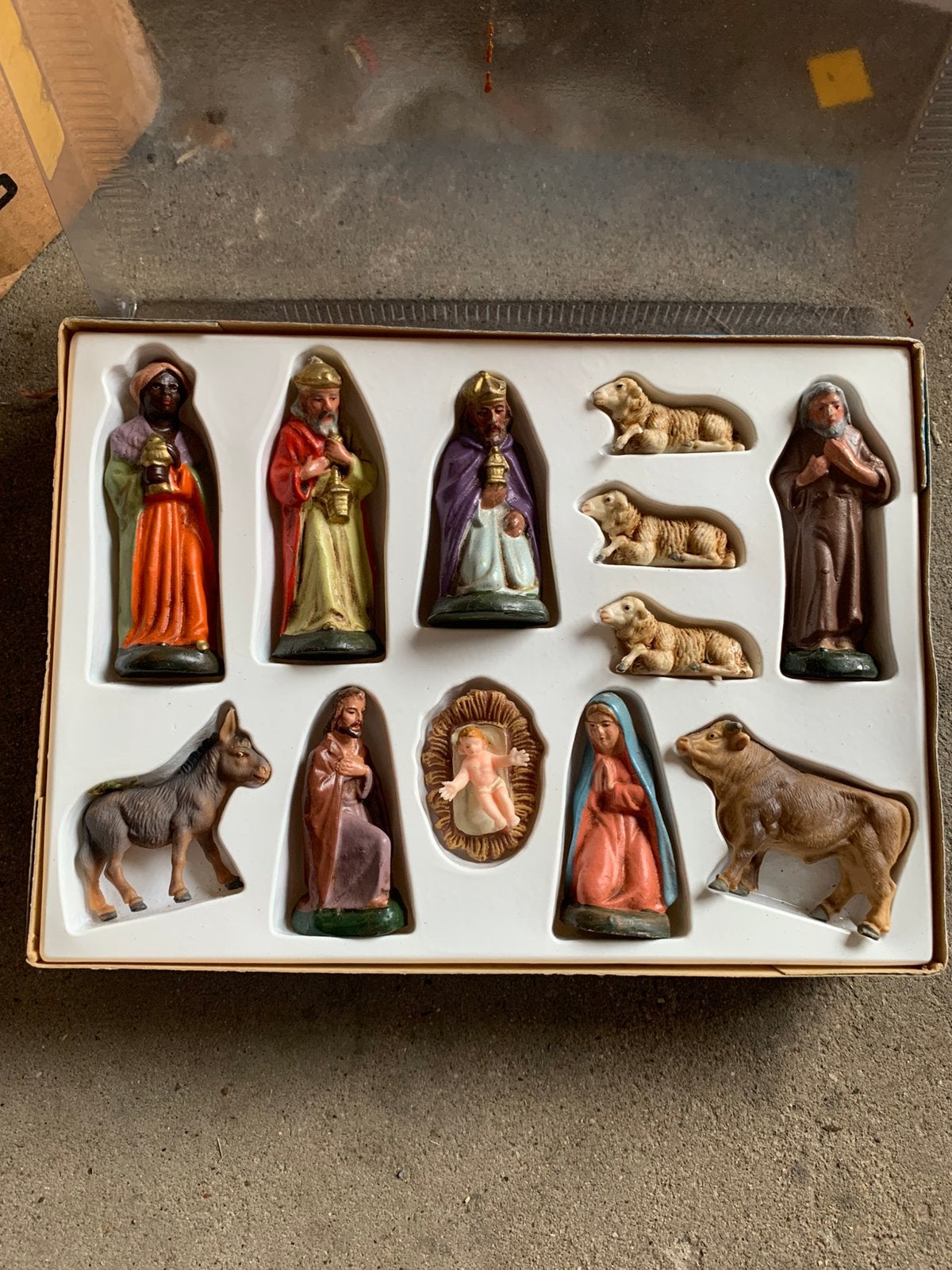Antieke kerststal figuren uit DDR, Diversen, Ophalen of Verzenden, Nieuw