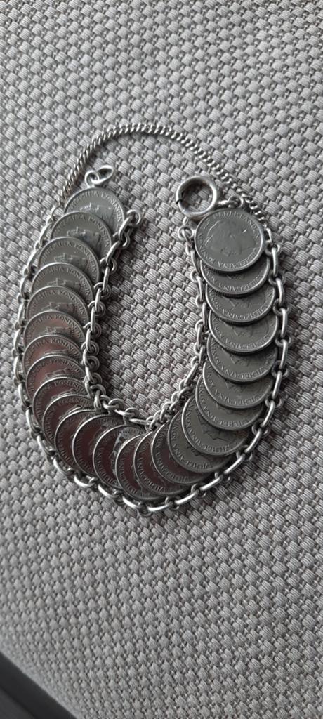 Zilveren armband, Sieraden, Tassen en Uiterlijk, Armbanden, Ophalen, Zilver, Zilver